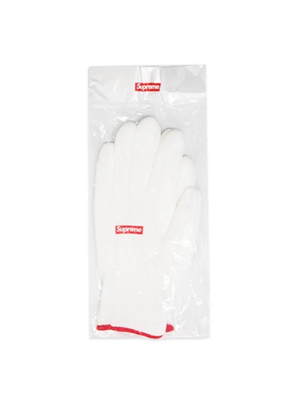 Supreme White Rubberized Gloves